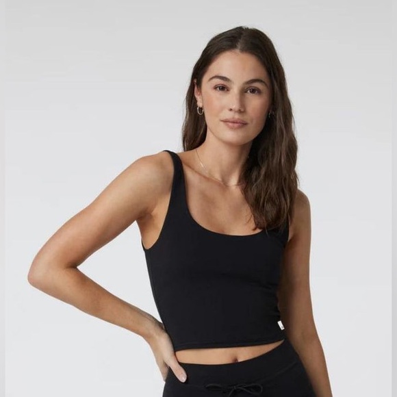 Vuori Tops - Vuori Daily Crop women tank in black size L